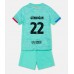 Billige Barcelona Ilkay Gundogan #22 Børnetøj Tredjetrøje til baby 2023-24 Kortærmet (+ korte bukser)